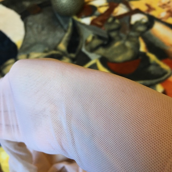 Free people seamless scrunched sleeve mesh top - Picture 6 of 10